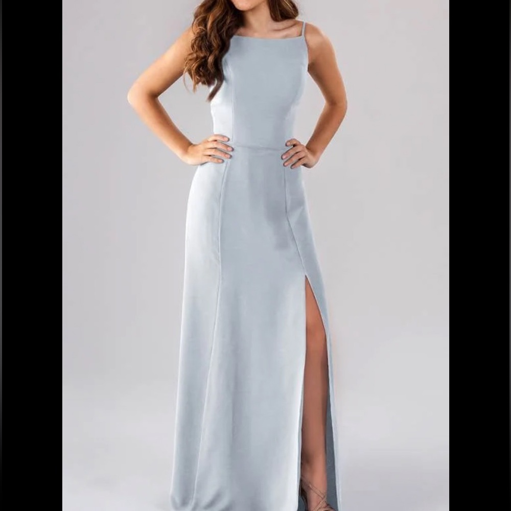 Kennedy Blue Alice Bridesmaid Dress - Fog (Light Blue)